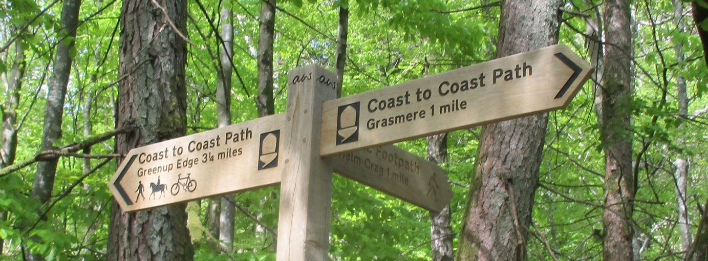 New Coast to Coast National Trail waymarks